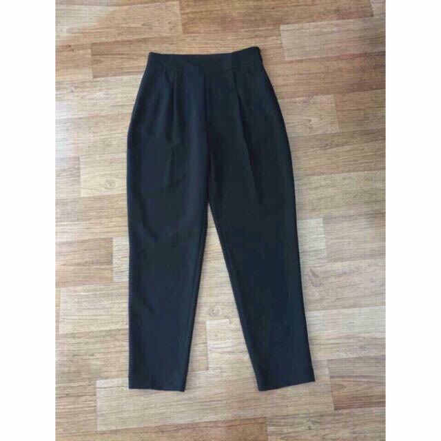 Quần baggy cạp chun sau lưng chất sạn Hàn siêu đẹp | BigBuy360 - bigbuy360.vn