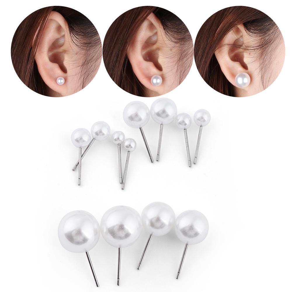 ESPO Set 5 / 10 / 12 Cặp Bông Tai Tròn Thời Trang Nữ