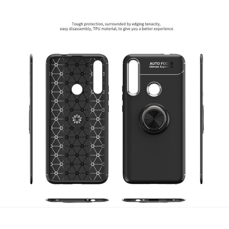 Ốp lưng chống sốc có nhẫn đỡ hút nam châm trên xe hơi cho Huawei Y9 Prime 2019 | BigBuy360 - bigbuy360.vn