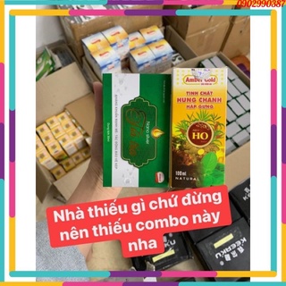 Combo Tinh Dầu Tỏi Siro Ho Cầu Bình An Đập Tan Cơn Kho Khó Chịu Cho Bé