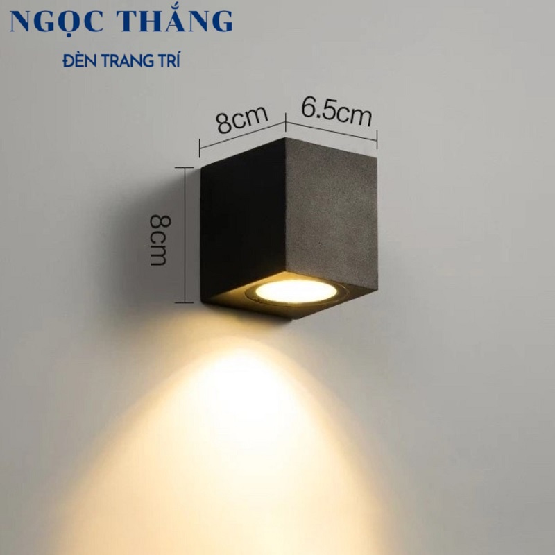 Đèn Led treo tường hắt tường trang trí ngoài trời trong nhà 5W 220V VNT611 Ngọc Thắng