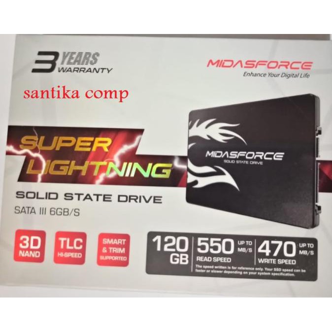 Ổ Cứng Ssd 120GB MIDASFORCE SATA III | BigBuy360 - bigbuy360.vn