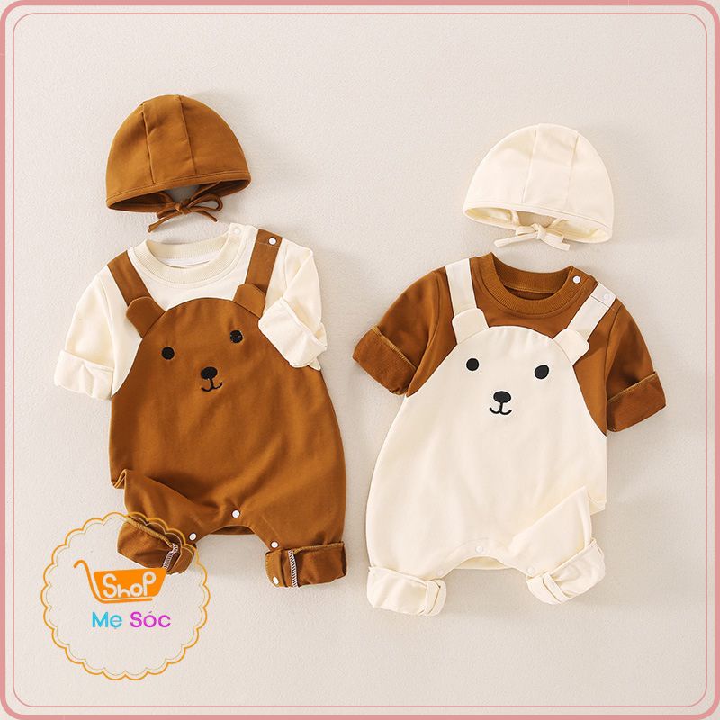 Quần áo trẻ em Bộ body dài tay bodysuit cho bé trai bé gái 0 đến 12 tháng tuổi M1122