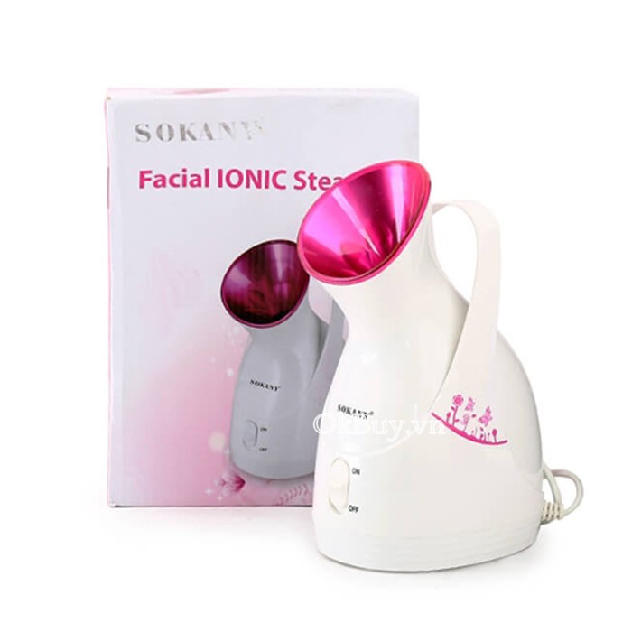 Máy xông hơi mặt Sokany ZJ-608 cao cấp CHÍNH HÃNG - Thế hệ mới Cực êm dịu - Làm đẹp da