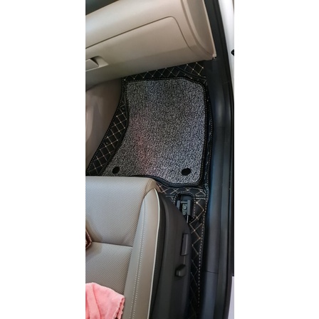 Thảm lót sàn ô tô 5d, 6d Nano 2 chỉ Hyundai Tucson 2015 - 2018  kháng khuẩn, khử mùi, phủ kín sàn xe