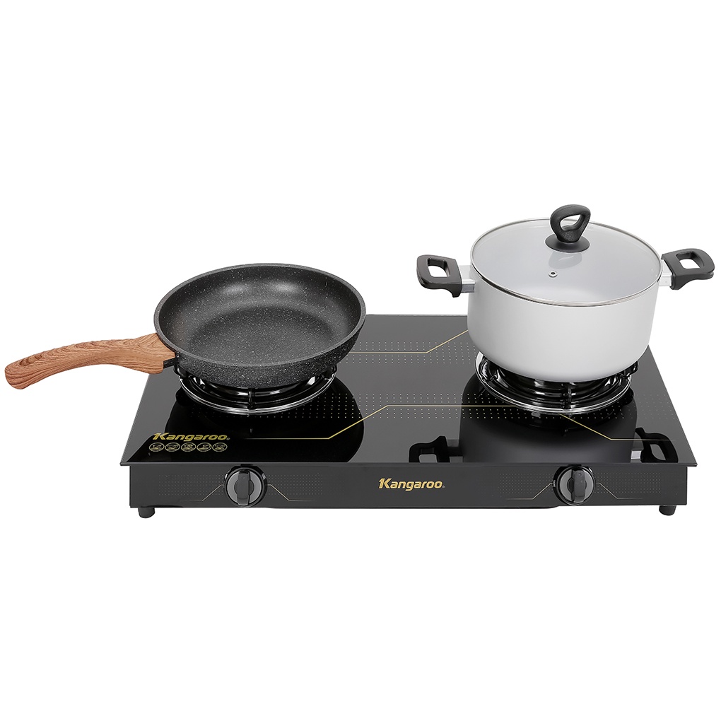 Bếp ga Kangaroo KG516M Chính hãng trưng bày+ tặng dây gas-Bếp tiết kiệm gas