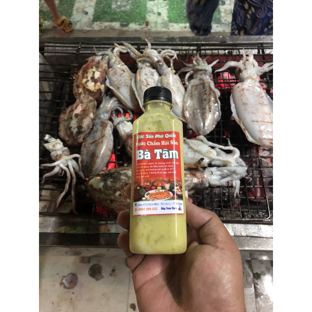 Nước chấm hải sản Bà Tâm đặc sản Phú Quốc thơm ngon