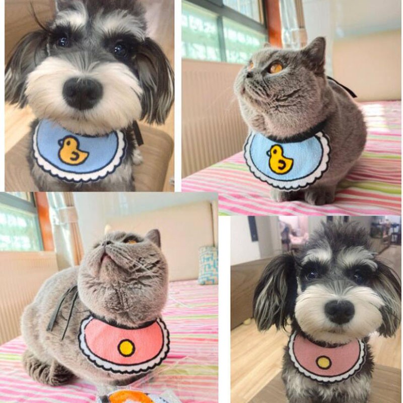 Yếm đeo cổ dễ thương phong cách Hàn Quốc dành cho thú cưng