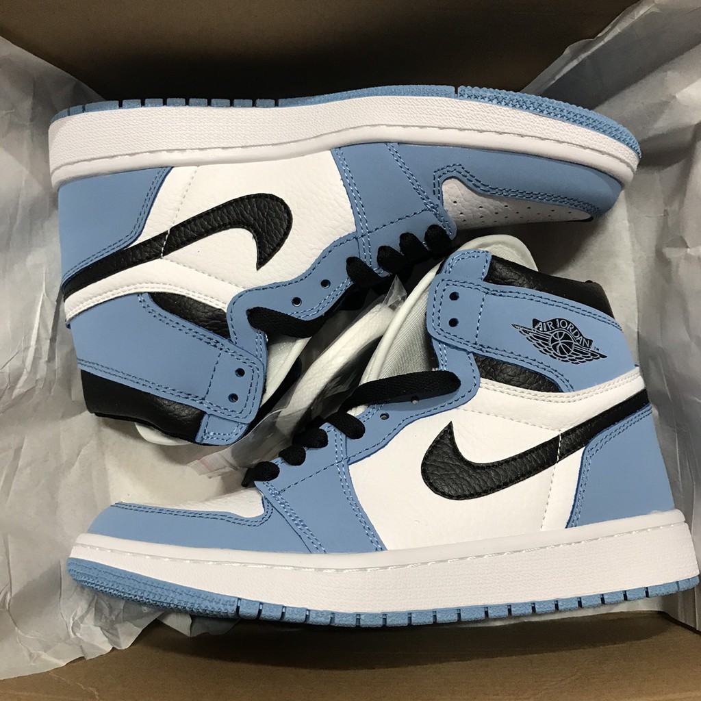 [Mã FAGREEN245 giảm tới 30K đơn 99K] [KELLY SNEAKERS] Jordan 1 High University Blue ( Ảnh thật + Hàng Sẵn )