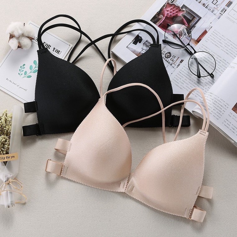 Áo Ngực Bra Nữ Không Gọng SAM SAM Dây Cài Trước A810