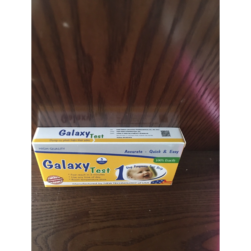 Que thử thai Galaxy Test phát hiện thai sớm sau giao hợp-chính xác tuyệt đối-nhanh chóng-đơn giản-tiết kiệm thời gian