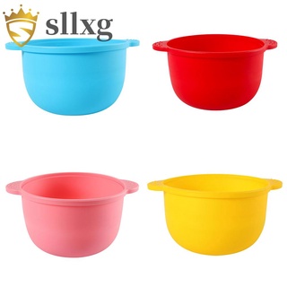  [Hàng mới về] Chén silicon chịu nhiệt dùng để nấu chảy sáp tẩy lông tiện lợi 400ml