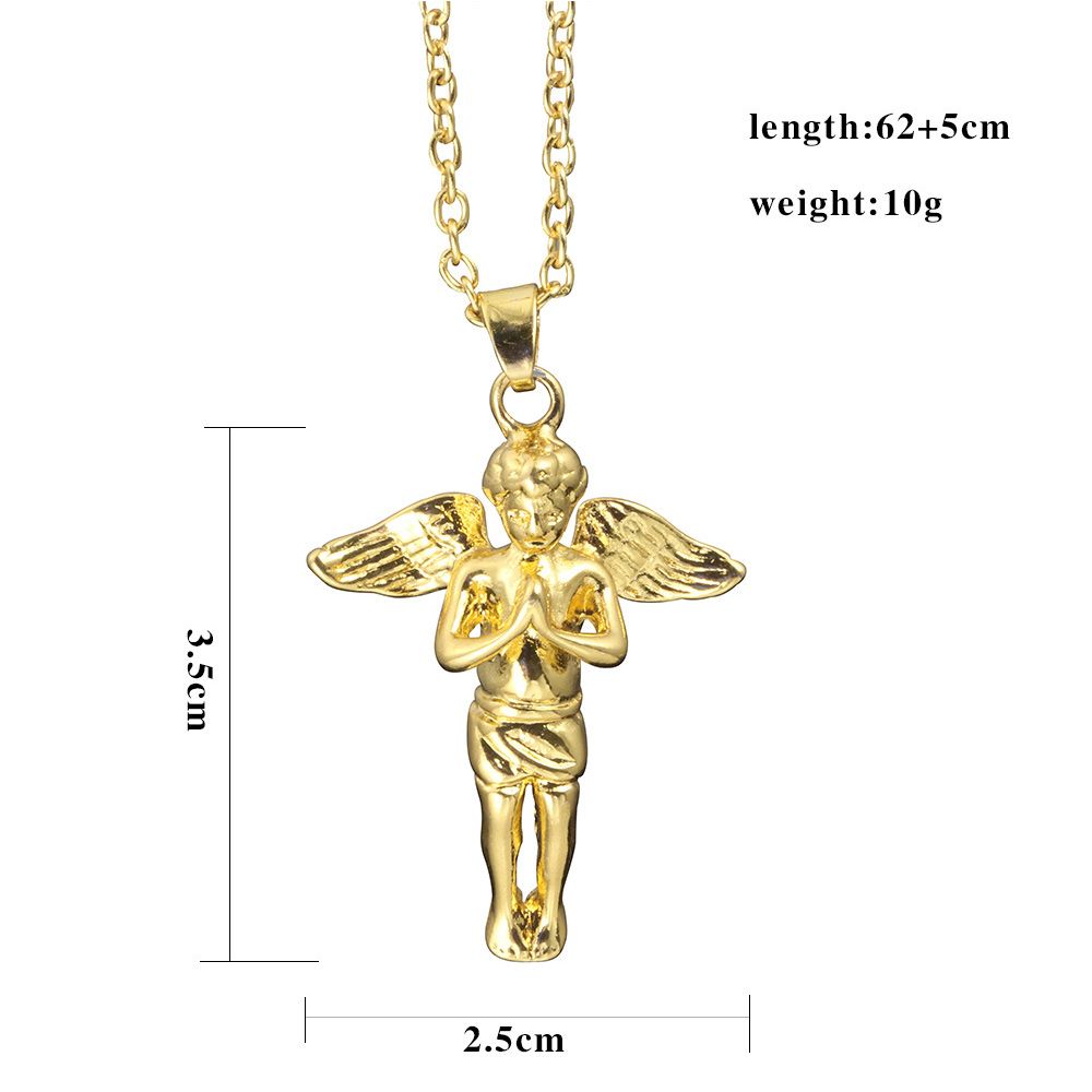 vòng cổ Mặt Hình Đôi Cánh Thiên Thần Thời Trang Cho Nam