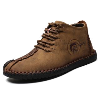 Giày thể thao YOZOH bằng chất liệu da thời trang thường ngày cho nam size 38-48