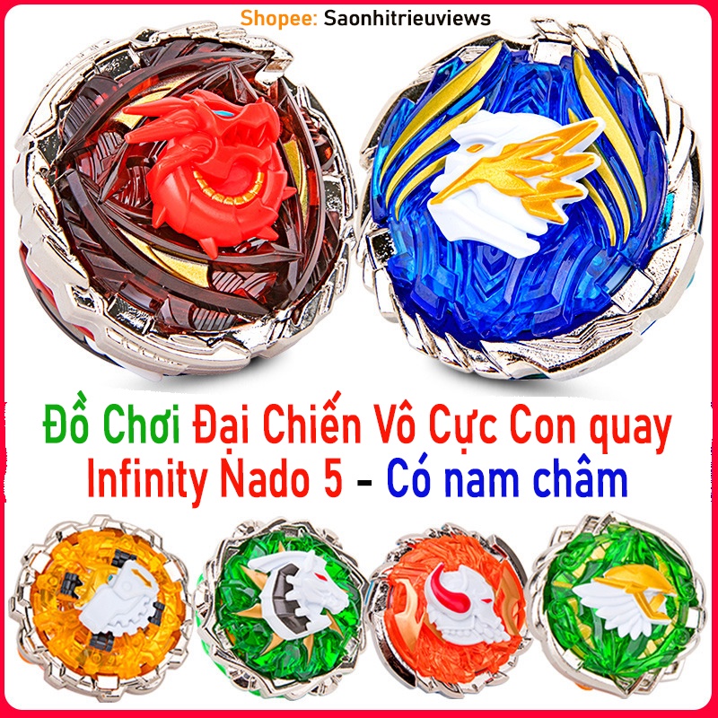 Đồ Chơi Đại Chiến Vô Cực Con quay Infinity Nado 5 - Có nam châm