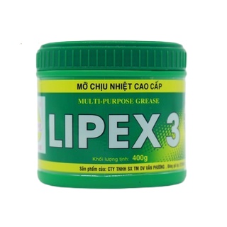 Mỡ bò chịu nhiệt bôi trơn cao cấp mpl lipex 3 - 400g. hakhanhelec