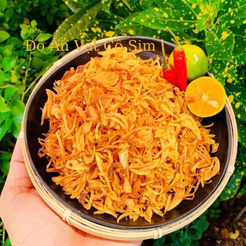 [Giòn Ngon] 500 gram Hành Phi Thơm Ngon Không Ngấm Dầu Mỡ