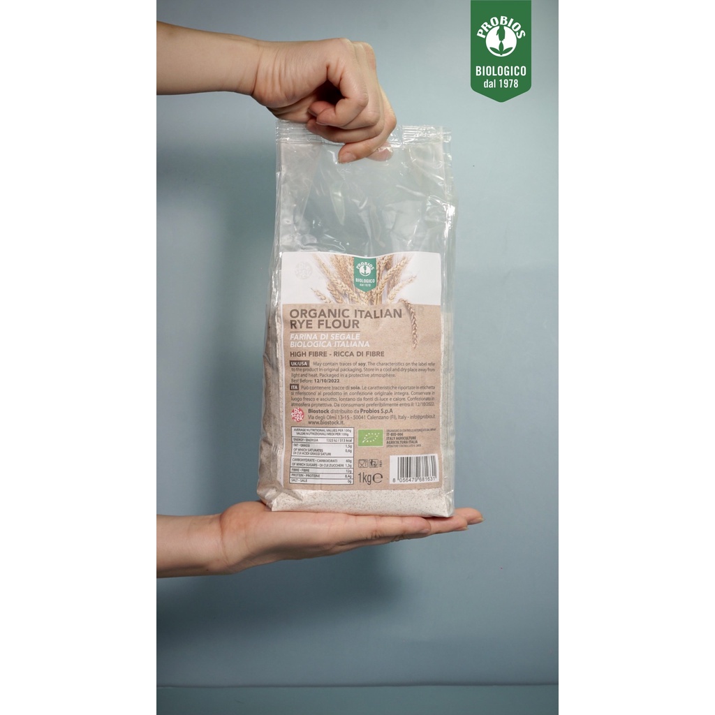 [Mã 159FMCGSALE giảm 8% đơn 500K] Bột lúa mạch đen nguyên cám hữu cơ Rye Flour - Bohsener Muhle & Sotto