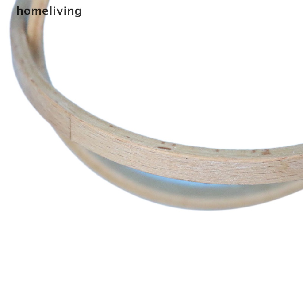 Khung Thêu Tranh Chữ Thập Hình Tròn Bằng Gỗ Tre DIY
