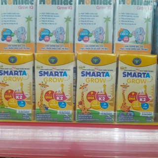 sữa bột pha sẵn smarta grow hộp 110ml ( lốc 4 hộp )