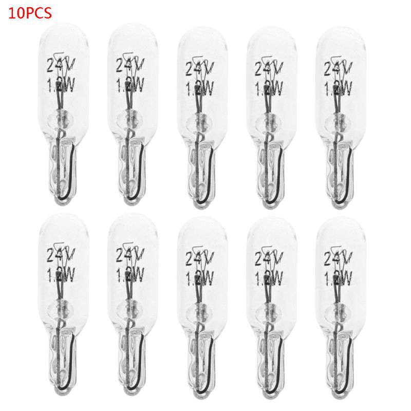 T5 Bộ 10 Bóng Đèn Halogen T5 W5W 1.2w 194 501