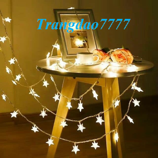 Đèn Led Xài Pin Chống Nước Bóng Đèn Led Hình Ngôi Sao Trang Trí Tiệc Noel Cắm Trại Đẹp Rẻ