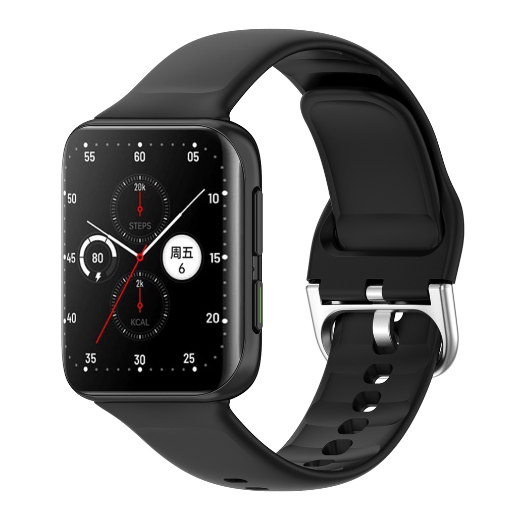 Dây Silicone Thay Thế Cho Đồng Hồ oppo watch 42mm 46mm
