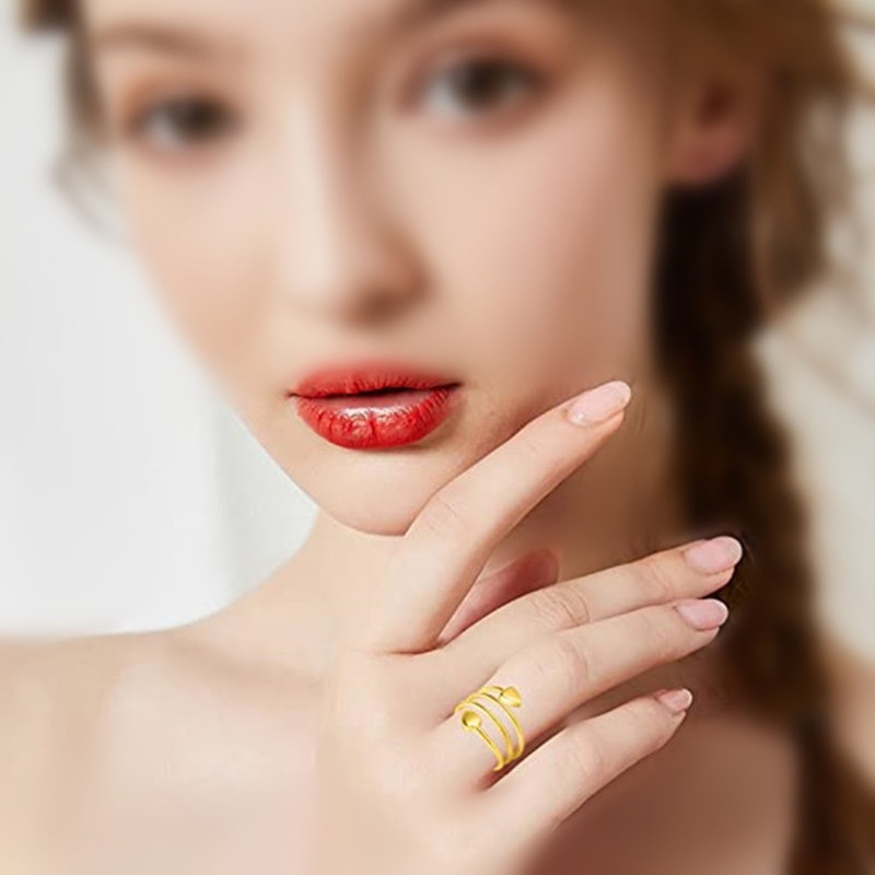 Nhẫn Nam Châm Đeo Khớp Có Thể Điều Chỉnh Hỗ Trợ Giảm Đau Khớp