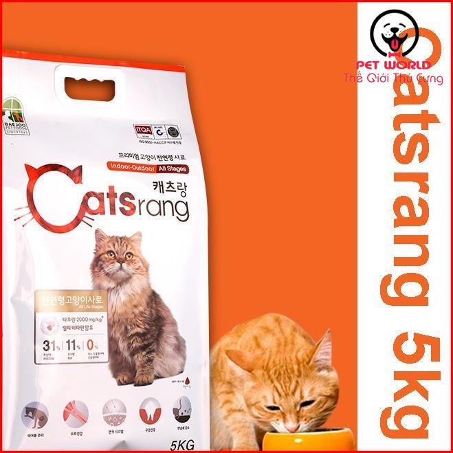 Thức ăn hạt kho dành cho Mèo Catsrang 5kg Hàn Quốc