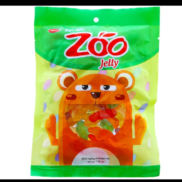 Kẹo dẻo Zoo gói 200g