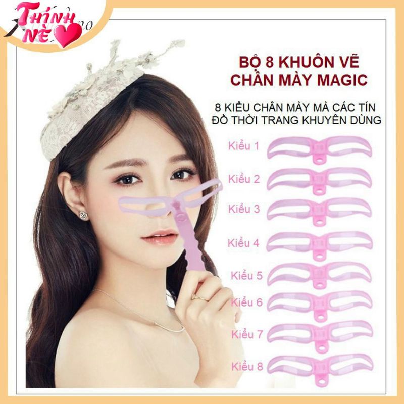 khuôn vẽ mày nhiều mẫu mp
