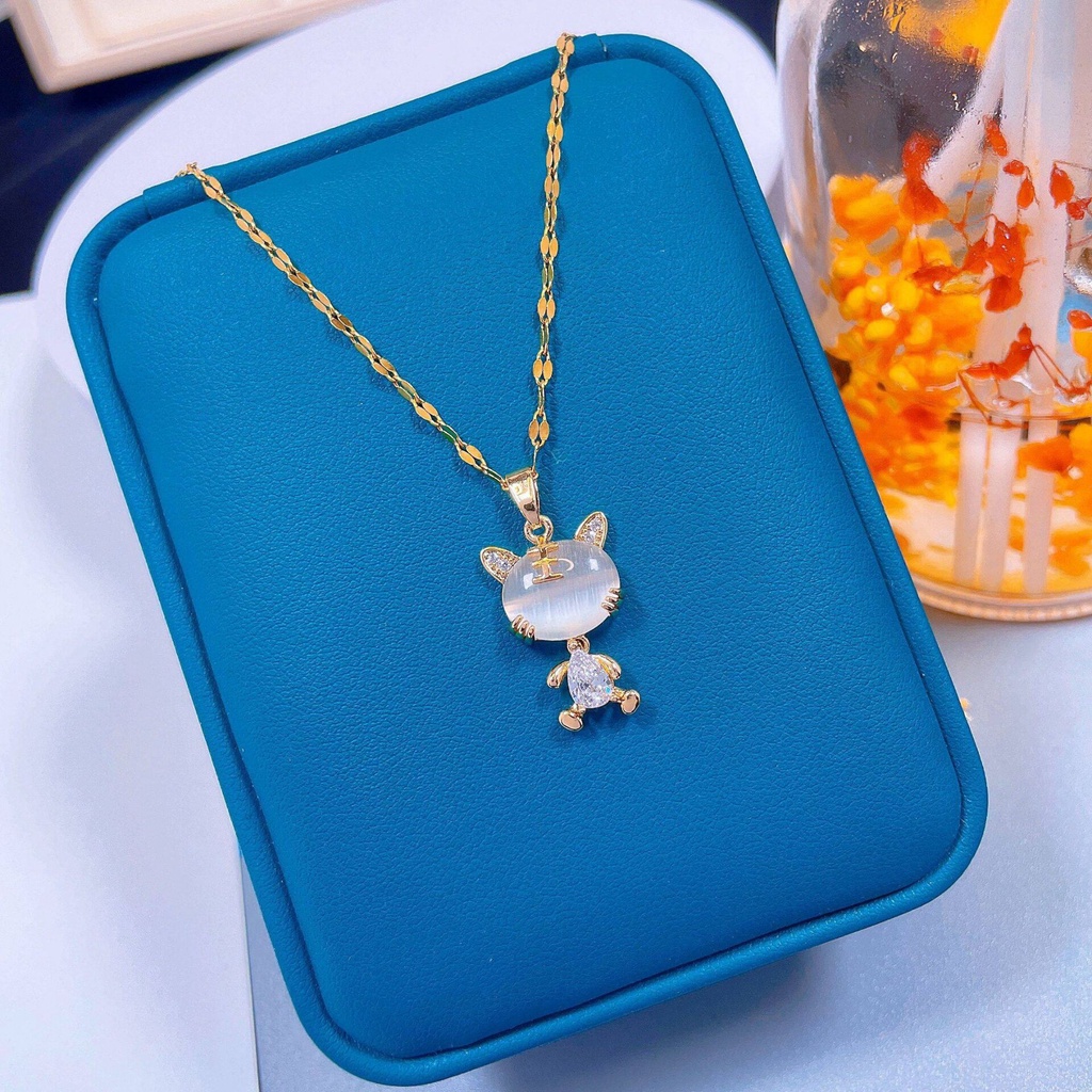 Dây chuyền titan nữ TITAN NGUYÊN CHẤT KHÔNG GỈ vòng cổ hổ năm thiết kế thích hợp cảm giác cao cấp nhẹ sang trọng 2022