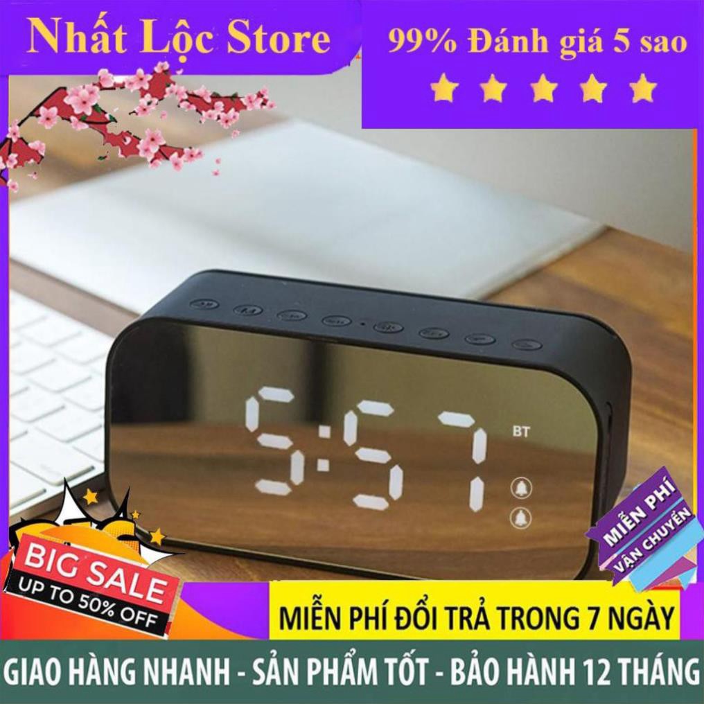 [Mã ELFLASH5 giảm 20K đơn 50K] Loa Bluetooth Bản mới Kiêm đồng hồ báo thức G 10 CHÍNH HÃNG[BẢO HÀNH 1 NĂM]