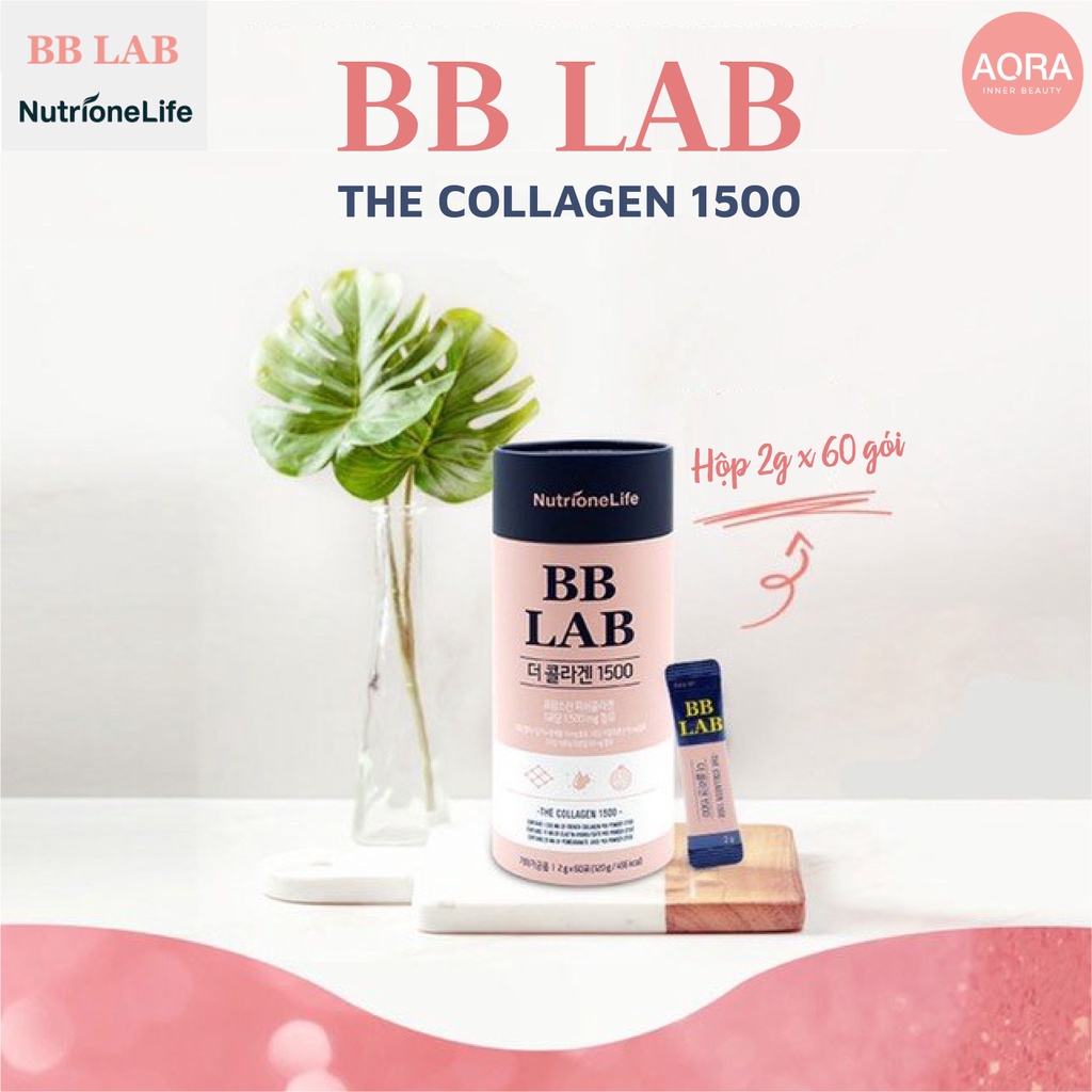 Bột uống Collagen BB Lab 1500 cho 2 tháng sử dụng