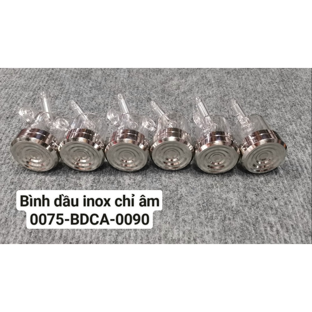 Bình dầu khói trong suốt kiểu dáng Brembo nắp inox gắn mọi loại xe , thấy dầu dễ dàng hàng cực đẹp