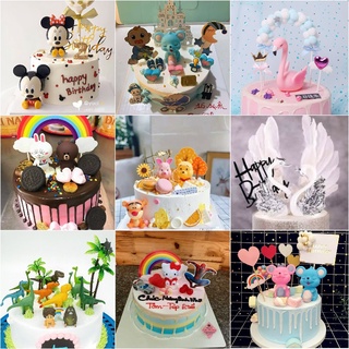 con vật trang trí bánh [FREESHIP🚗] con vật trang trí bánh kem, phụ kiện sinh nhật