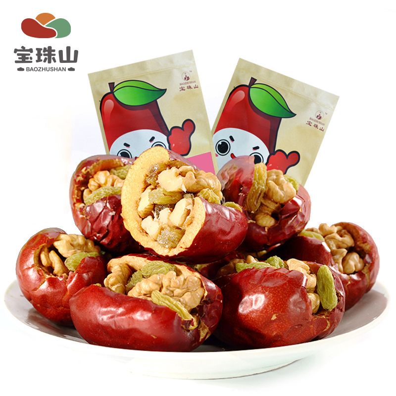 500g Táo đỏ kẹp óc cho và nho khô