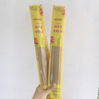 Nhang cuộn tàn trắng tinh BÁT TIÊN (2túi = 100 cây) cho bát hương đẹp, bàn thờ đẹp