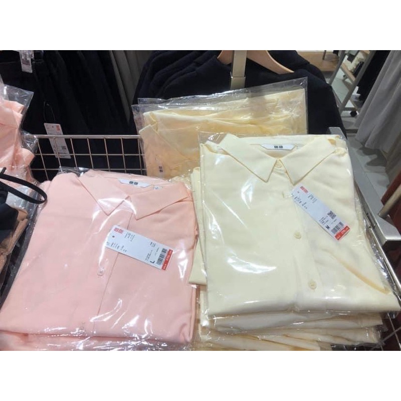 Áo sơ mi uniqlo chất rayon chuẩn aut.