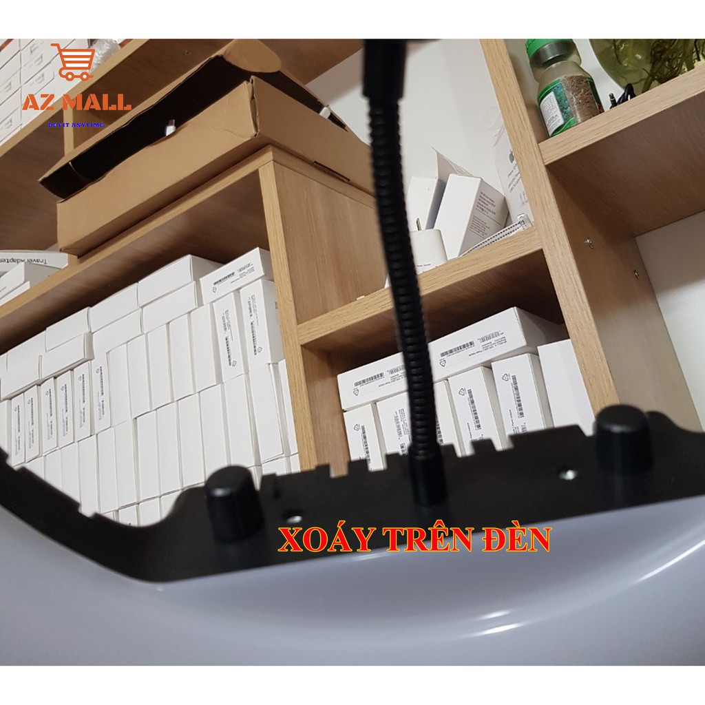 Kẹp điện thoại, giá đỡ điện thoại chân xoáy trên đèn Livestream - Hàng loại 1 | BigBuy360 - bigbuy360.vn