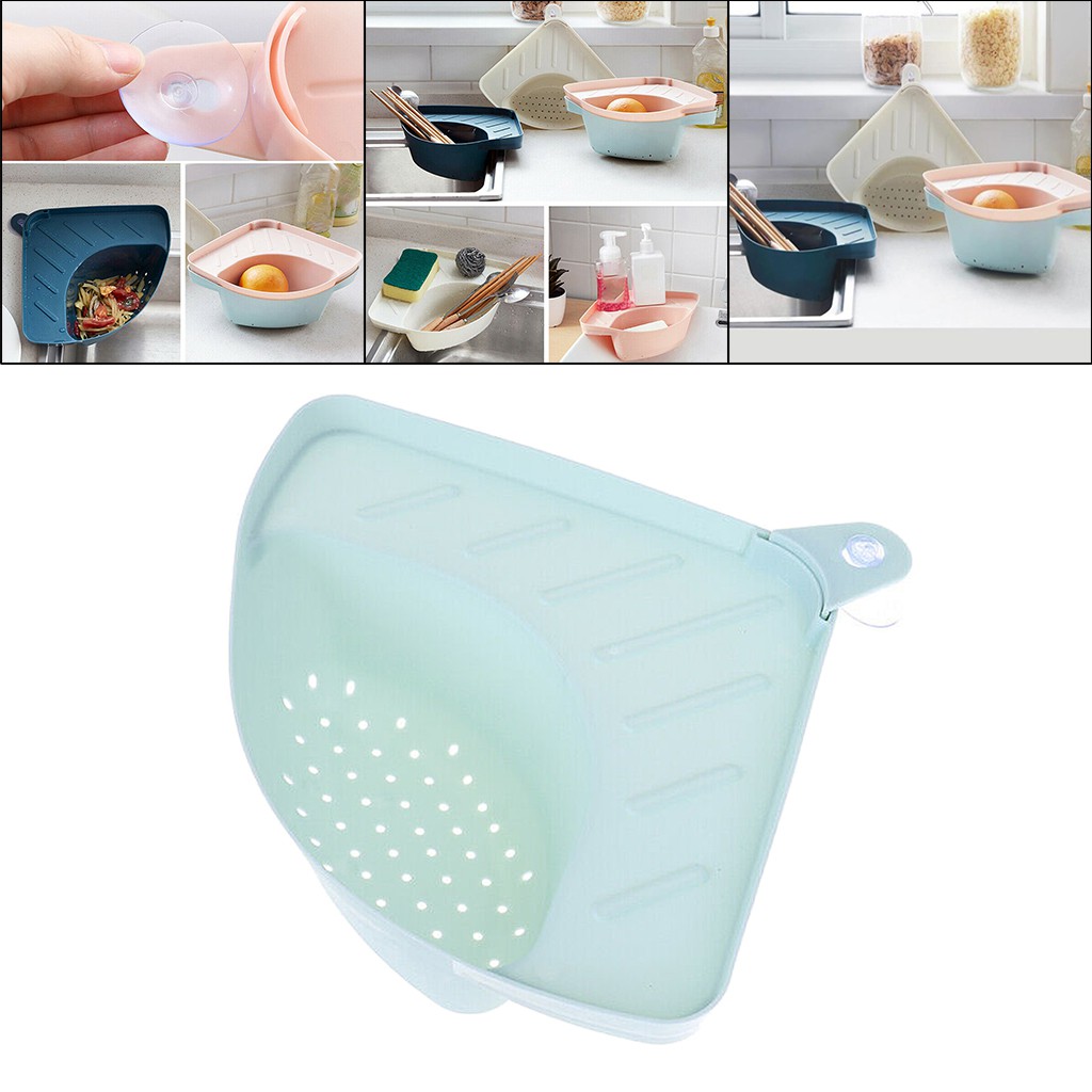 Giá Đựng Đồ Hình Tam Giác Gắn Bồn Rửa Chén Tiện Dụng