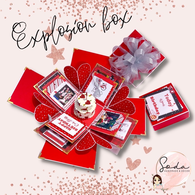 Love box Red and white