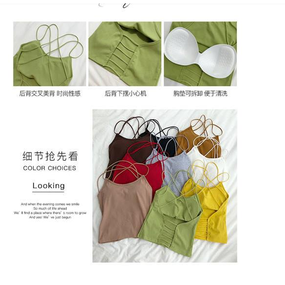 Áo Hai Dây Đan Chéo Lưng Quyến Rũ Thời Trang 2020 | BigBuy360 - bigbuy360.vn