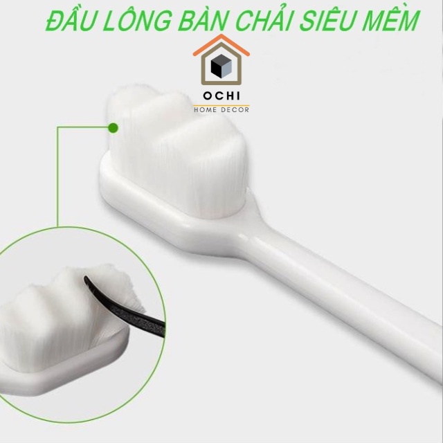 Bàn chải lông mịn, bàn chải đánh răng sợi nano