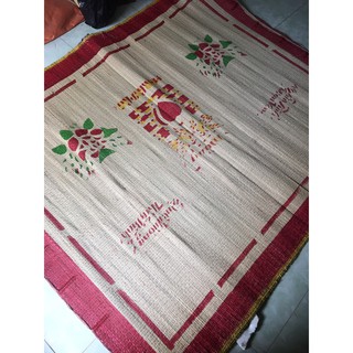 chiếu cói in hoa