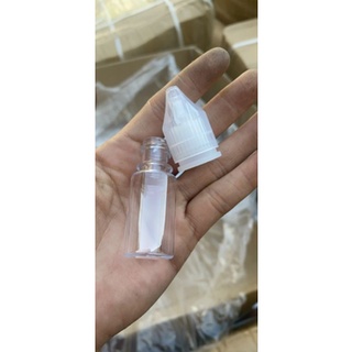 Lọ nhựa chiết nắp trắng 10 ml