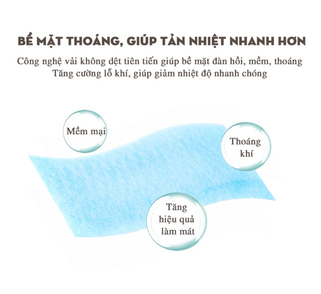 Miếng dán hạ sốt dành cho bé Cooling sheet