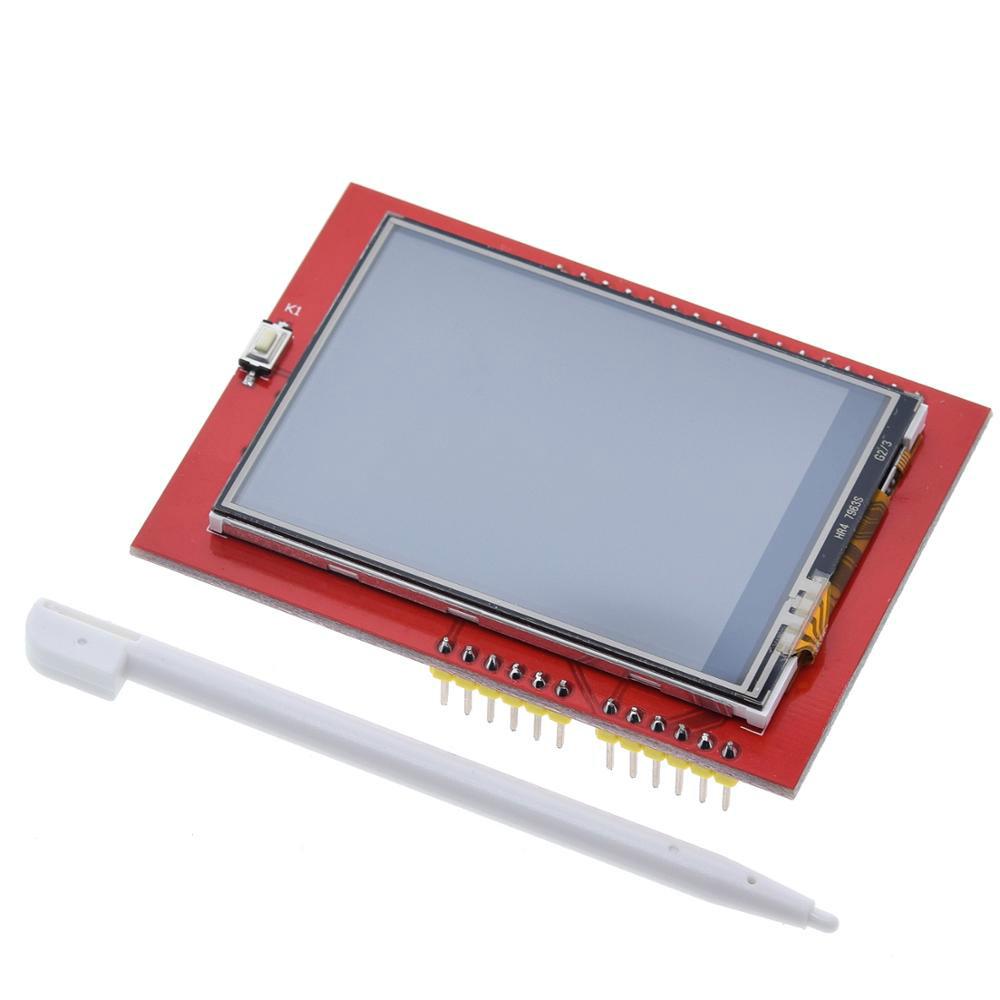 Mô Đun Tft Lcd Tft 2.4 Inch Cho Arduino Uno R3 Hỗ Trợ Mega 2560 Kèm Bút Cảm Ứng