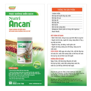Thức uống thực dưỡng NUTRI ANCAN