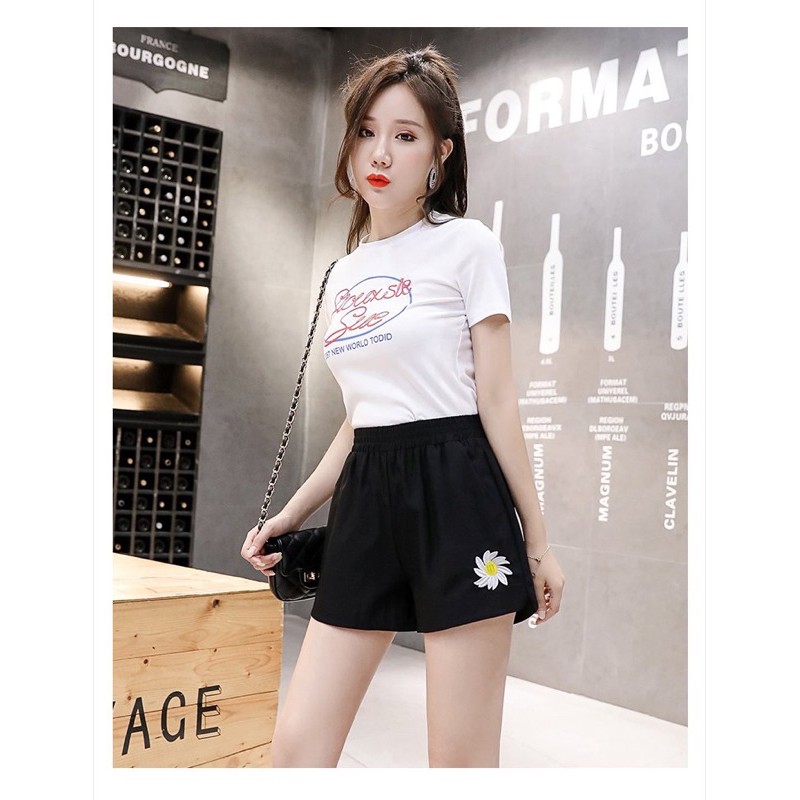Quần short, quần đùi nữ vải thun da cá cạp cao dây rút, freesize 40-57kg rất đẹp và thoải mái | BigBuy360 - bigbuy360.vn